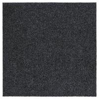 vidaXL Droogloopmat 100x100 cm antracietkleurig