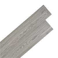 vidaXL Vloerplanken zelfklevend 5,02 m² 2 mm PVC donkergrijs