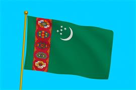 Vlag Turkmenistan 300x450 cm