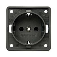 Berker Contactdoos 230V Inbouw Antraciet Mat