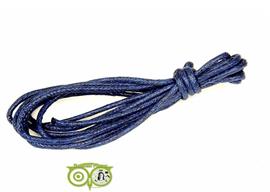 Waxkoord 1.5 mm Midnight Blue 1,2 mtr.