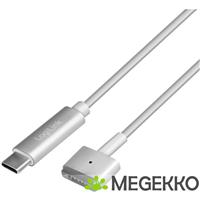 LogiLink PA0226 USB-kabel 1,8 m USB C Zilver