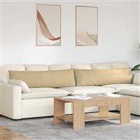 vidaXL Sofa Kussens 2 pcs Grijs groen 145 x 40 cm Katoen Stof