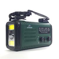 Slimlogy R3 Pro Solar Noodradio & Zaklamp – 20.000 mAh Powerbank – Met Crank & Zonnepaneel