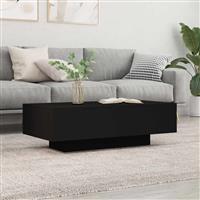 vidaXL Salontafel 100x49,5x31 cm bewerkt hout zwart