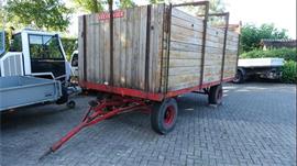 Veewagen-plattewagen met kenteken