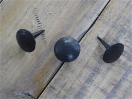 Hand gesmede nagel - ijzer - 30 mm, per stuk!