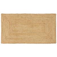 vidaXL Gebied Tapijt Beige 80 x 150 cm Jute