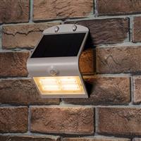 LEDs Light Solar LED Wandlamp met Bewegingssensor 400 - 3 lichtstanden - Automatisch aan/uit - Wit