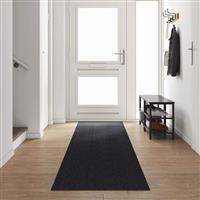 vidaXL Tapijt Loper Antraciet 80 x 500 cm Stof