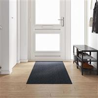 vidaXL Tapijt Loper Antraciet 80 x 300 cm Stof