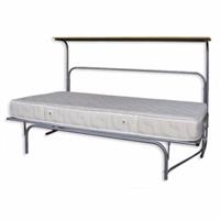 Opklapbed met dwarsgespannen spiraalbodem 90X200