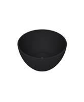 Opbouw Waskom Olivia Rond 22x22x12 Mat Zwart