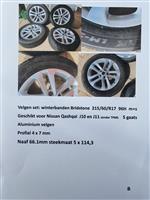 Velgen set voor Nissan Qashqai