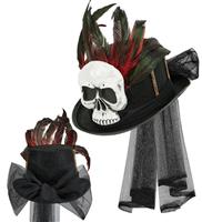 Halloween Hoed Hoog Voodoo En Botten