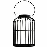 Solar LED Tafellampen op zonne-energie met sensor - Automatisch aan/uit - Zwart