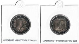 Luxemburg 2 Euro 2023 Olympisch Comité + Grondwet Foto-variant