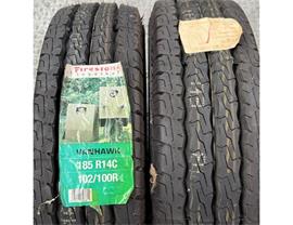 Akker- en gazonbanden voor tuin- en parkmachines + set aanhanger/caravan banden