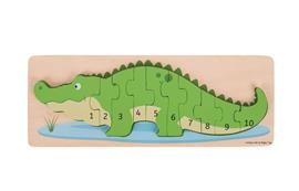 Krokodil getallen puzzel