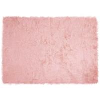 vidaXL Nepleer Schapenvacht Tapijt Roze 140 x 200 cm Polyester