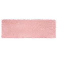 vidaXL Nepleer Schapenvacht Tapijt Roze 80 x 250 cm Polyester