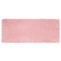 vidaXL Nepleer Schapenvacht Tapijt Roze 80 x 200 cm Polyester
