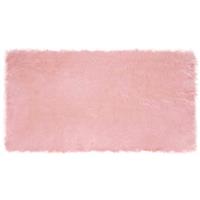 vidaXL Nepleer Schapenvacht Tapijt Roze 80 x 150 cm Polyester