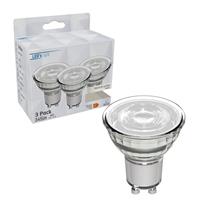 LED Spot GU10 - 345 lumen - Koelwit 4000K - 4W vervangt 50W - 3 Stuks