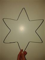 Draadframe ster 25 cm