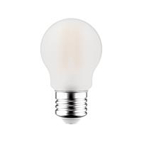 LED Lamp E27 - Melkglas - Warm wit licht - 470 lm
