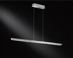 LED Hanglamp Linear 150cm - 25W - Dimbaar 3 Stappen - Touch Dimmer - Chroom