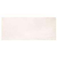 vidaXL Nep Konijnenbont Tapijt Wit 80 x 200 cm Polyester