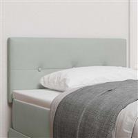 vidaXL Hoofdbord met hoofdeinde Lichtgrijs 100 cm Fluweel