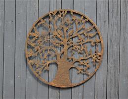Wandornament De levensboom - metaal