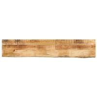 vidaXL Tafelblad met natuurlijke rand 160x30x2,5 cm massief mangohout