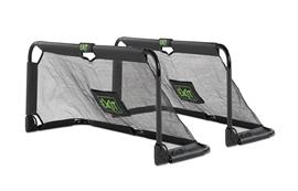 Voetbaldoel - panna - opvouwbaar (staal - set van 2)