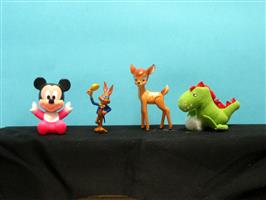 vier Disney figuren [wks0096]