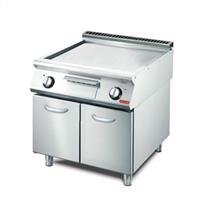 Gastro-M electrische verchroomde bakplaat 700 lijn