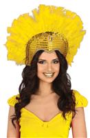 Gele Tooi Veren En Glitters