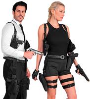 Zwarte Holster Rechterbeen