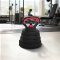 vidaXL 4-in-1 Halter Set Zwart en Rood 121 x 19,5 x 19,5 cm