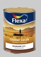 5 x Flexa Couleur Locale Positive Thailand Positive Gold (7575) Hoogglans - 0,75 Liter