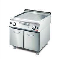 Gastro-M gas gladde bakplaat 700 lijn