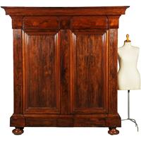 Grote pastoorskast in fabelachtig mooi palissander ca 1690 (No.351945)