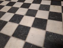 zwart wit marmer tegels 10x10 cm