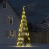 vidaXL LED-kerstboom 1544 LEDs 500 cm warm wit