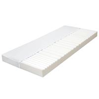 vidaXL Matras 7 Zone 10 cm PU-schuim H2 H3 120x200 cm