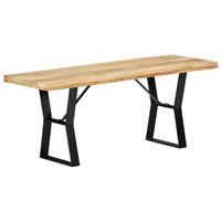 vidaXL Bankje 110 cm massief mangohout