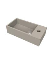 Fontein Arcqua Flair 36x18x9 cm met Kraangat Rechts Mat Klei