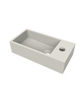 Fontein Arcqua Flair 36x18x9 cm met Kraangat Rechts Mat Zand